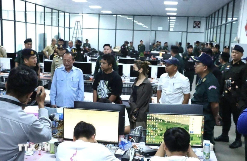 Campuchia mở rộng chiến dịch trấn áp tội phạm lừa đảo trực tuyến