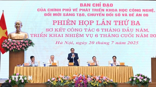 Thủ tướng chủ trì Phiên họp Ban Chỉ đạo phát triển KHCN, chuyển đổi số, đề án 06