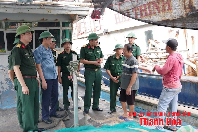 Bộ CHQS tỉnh kiểm tra công tác sẵn sàng ứng phó bão số 3