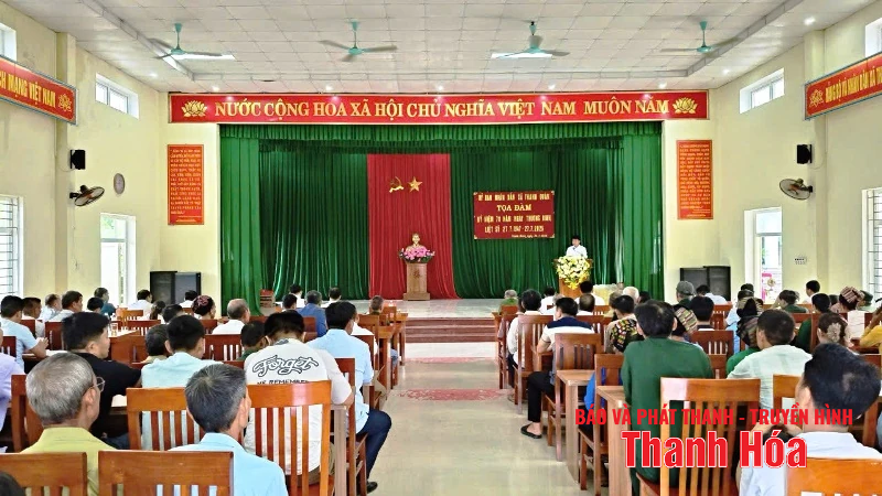 Xã Thanh Quân tọa đàm kỷ niệm 78 năm Ngày Thương binh – Liệt sĩ