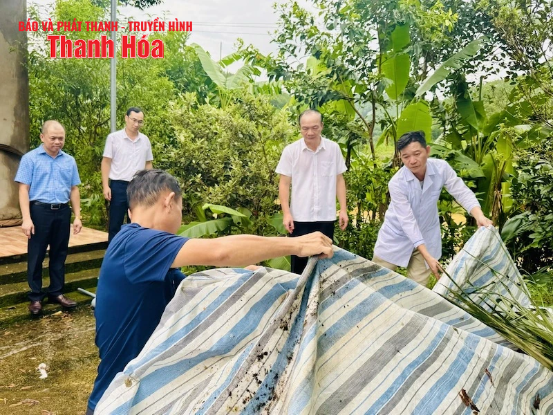 Hỗ trợ địa phương xử lý môi trường và phòng, chống dịch bệnh sau bão Wipha