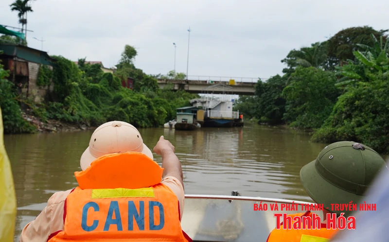 Cảnh sát đường thủy, Công an Thanh Hóa: Chủ động ứng phó với bão số 3