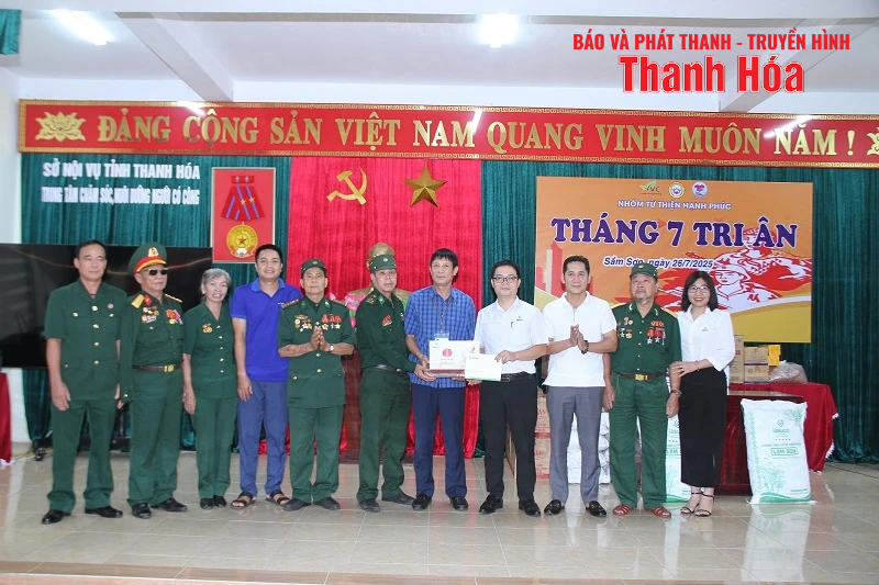 Nhiều hoạt động tri ân ý nghĩa nhân dịp 27/7 của Công ty CP Mía đường Lam Sơn