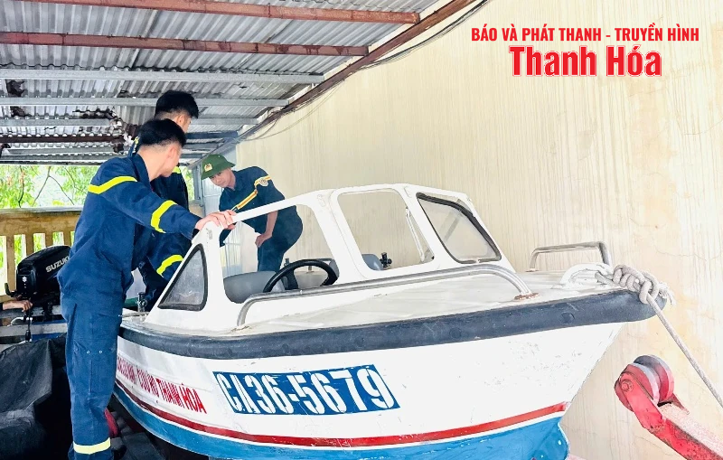 Phòng Cảnh sát PCCC&CNCH sẵn sàng cứu hộ, cứu nạn, ứng cứu sự cố thiên tai do bão số 3