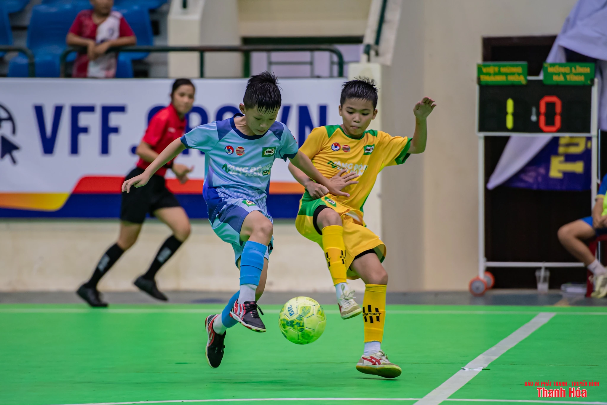 U11 Việt Hùng Thanh Hóa giành vé vào tứ kết sau chiến thắng thuyết phục trước Hà Tĩnh