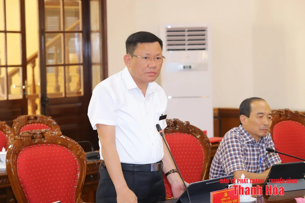 Ban Thường vụ Tỉnh ủy Thanh Hóa cho ý kiến vào các nội dung chuẩn bị Đại hội đại biểu Đảng bộ tỉnh lần thứ XX