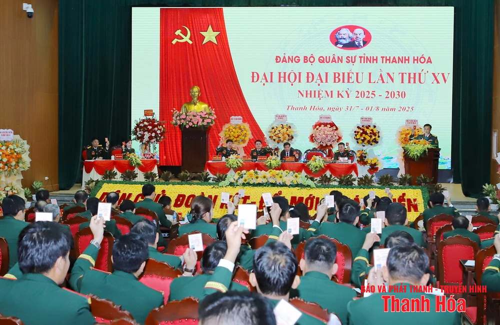 Đại hội đại biểu Đảng bộ Quân sự tỉnh lần thứ XV, nhiệm kỳ 2025-2030