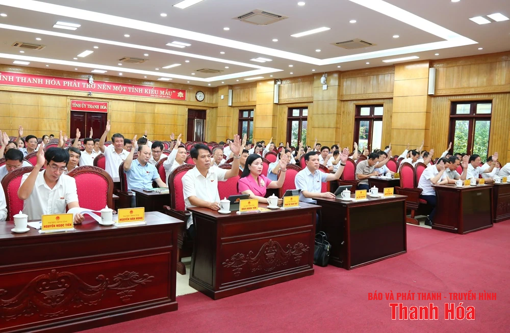 Thông qua 2 nghị quyết tại Kỳ họp thứ 32, HĐND tỉnh Thanh Hóa khóa XVIII