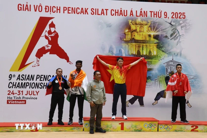 Việt Nam về nhất toàn đoàn tại Giải Vô địch Pencak Silat châu Á 2025