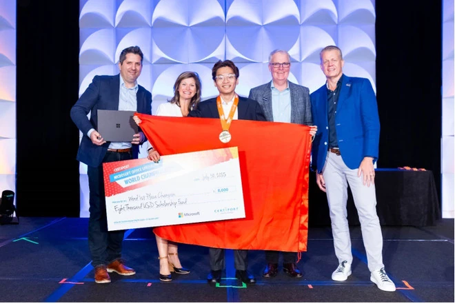 Việt Nam giành huy chương Vàng cuộc thi Vô địch Tin học văn phòng thế giới
