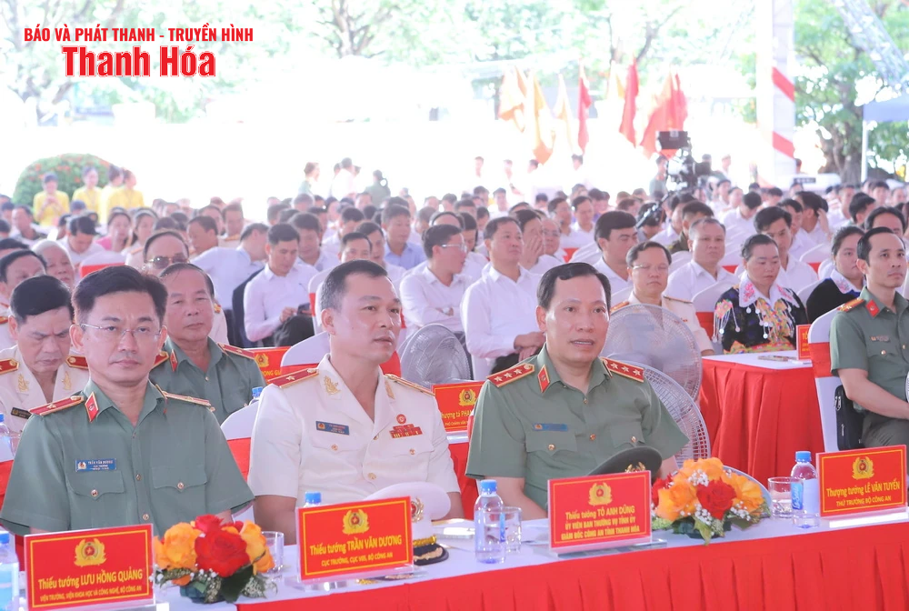 Thanh Hóa tổ chức trọng thể Lễ kỷ niệm 80 năm Ngày truyền thống Công an Nhân dân và 20 năm Ngày hội Toàn dân bảo vệ an ninh Tổ quốc