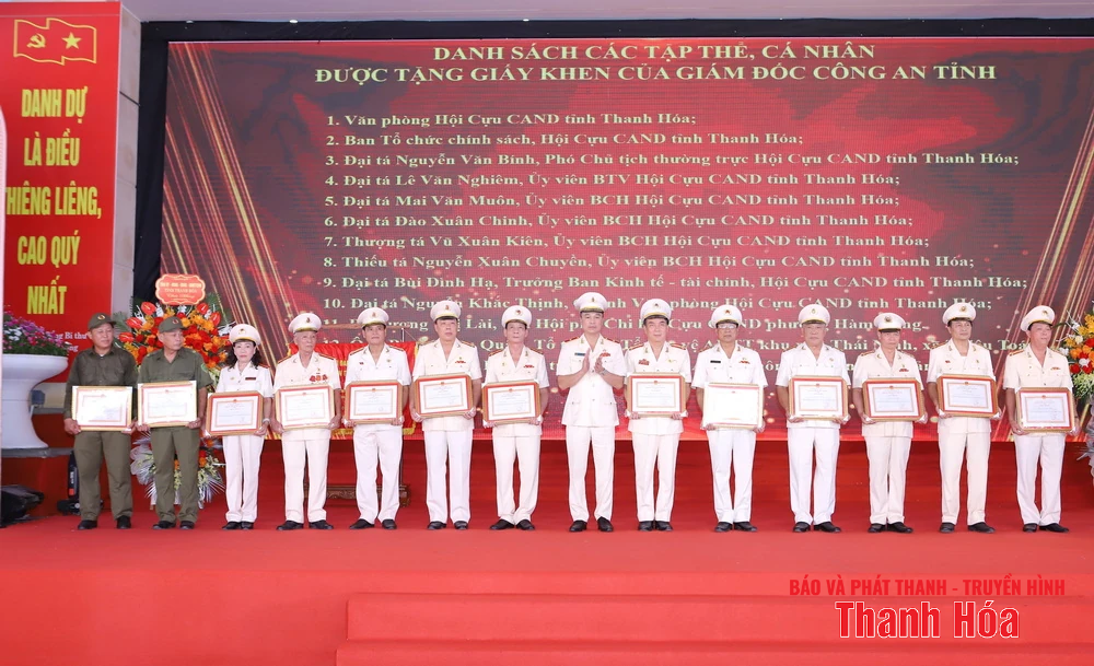 Thanh Hóa tổ chức trọng thể Lễ kỷ niệm 80 năm Ngày truyền thống Công an Nhân dân và 20 năm Ngày hội Toàn dân bảo vệ an ninh Tổ quốc