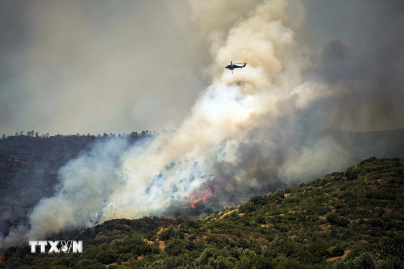 Cháy rừng tại Thổ Nhĩ Kỳ, 1.000 người phải sơ tán và nhiều nhà cửa bị hư hại