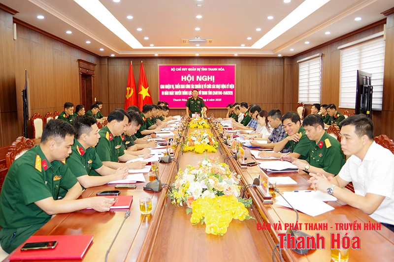 Tổ chức tốt các hoạt động kỷ niệm 80 năm Ngày truyền thống LLVT tỉnh Thanh Hoá