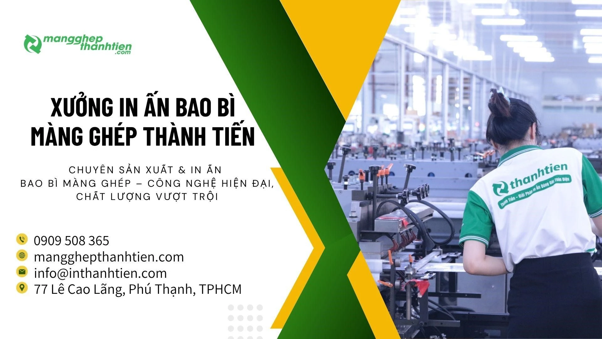 Màng ghép Thành Tiến - Xưởng in ấn bao bì đóng gói chất lượng, giá rẻ