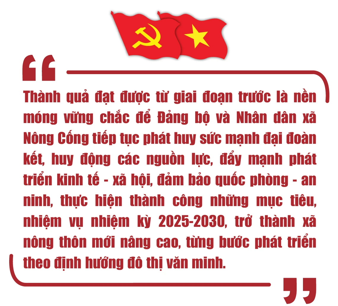 Xã Nông Cống: Nhiệm kỳ mới, niềm tin, động lực, khát vọng lớn