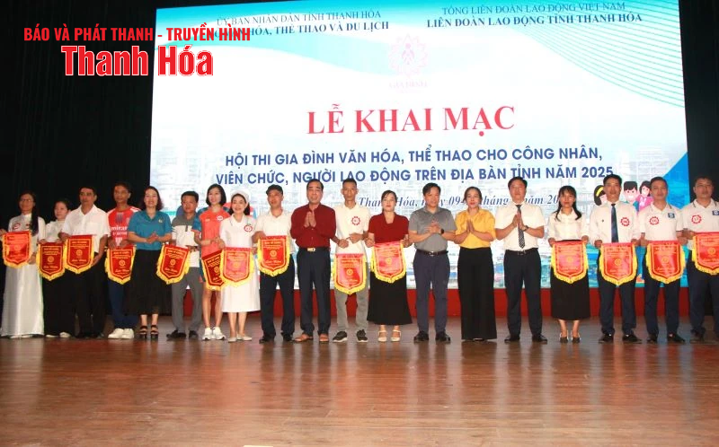 Công nhân, viên chức, người lao động sôi nổi tham gia Hội thi Gia đình văn hóa, thể thao