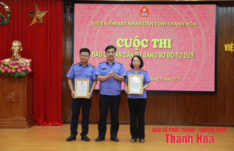 VKSND khu vực 1 đoạt giải nhất cuộc thi “Báo cáo án dân sự bằng sơ đồ tư duy”