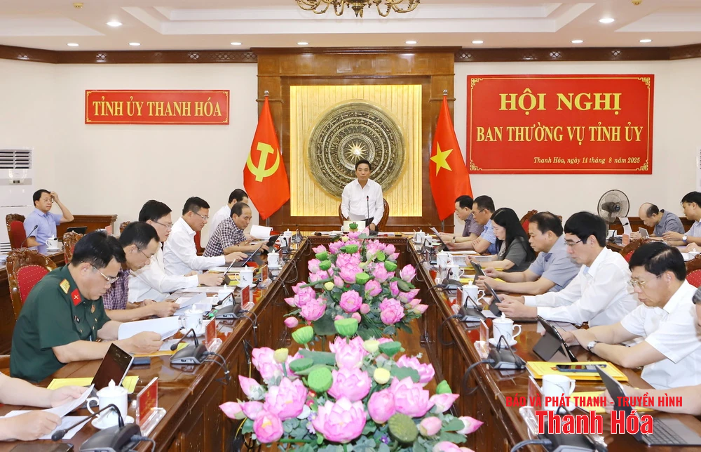 Ban Thường vụ Tỉnh ủy đánh giá tình hình hoạt động chính quyền địa phương 2 cấp và nhiều nội dung quan trọng liên quan đến thúc đẩy sự phát triển của tỉnh