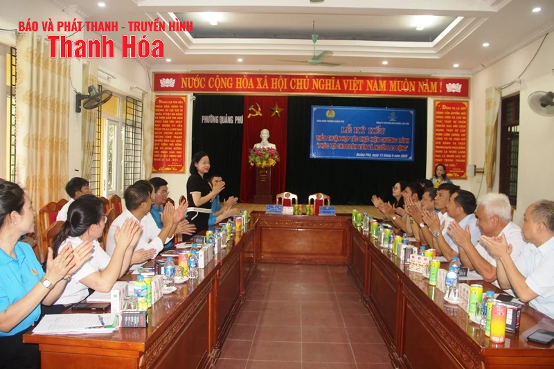 Triển khai chương trình phúc lợi dành cho đoàn viên Công đoàn phường Quảng Phú