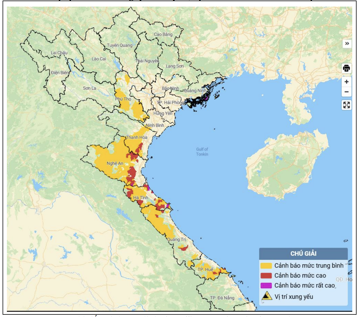 Cảnh báo lũ quét, sạt lở đất tại Thanh Hóa và 5 tỉnh, thành