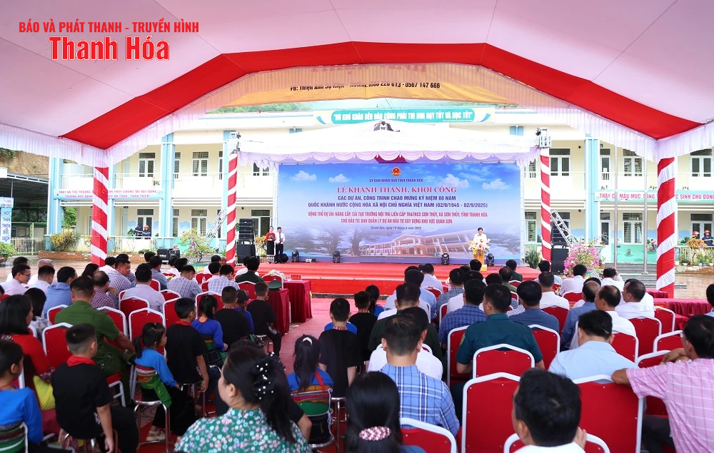 Khởi công Dự án nâng cấp, cải tạo Trường Nội trú liên cấp tiểu học - THCS Sơn Thủy