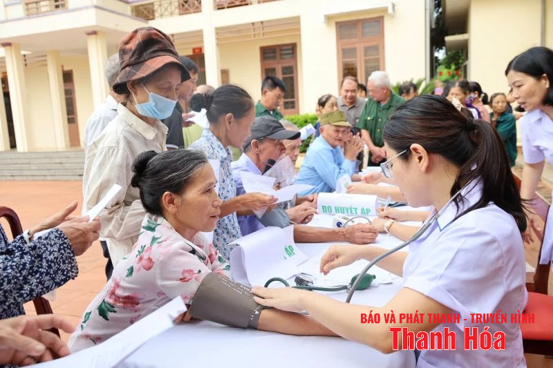 “Ngày hội chăm sóc sức khỏe” tại xã Triệu Sơn