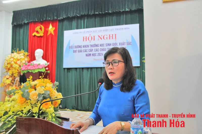 Công ty CP xây lắp Điện lực Thanh Hóa khen thưởng 171 học sinh đạt thành tích trong học tập