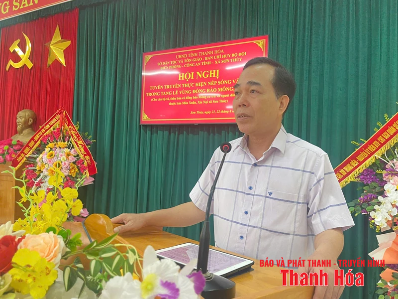 Tuyên truyền thực hiện nếp sống văn hóa trong tang lễ vùng đồng bào Mông