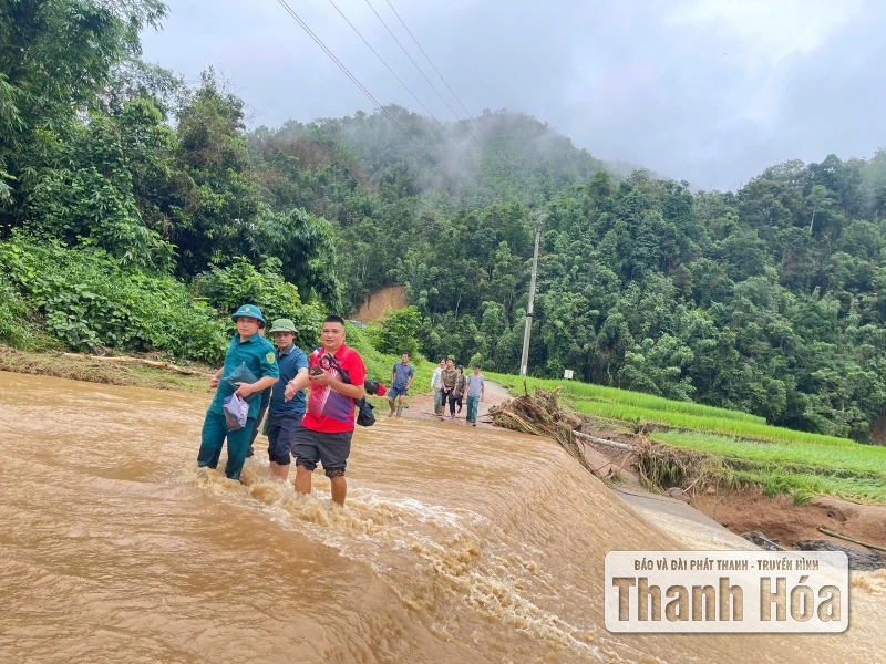 Thiệt hại bước đầu do mưa bão gây ra ở bản Xa Mang khoảng hơn 5,5 tỷ đồng