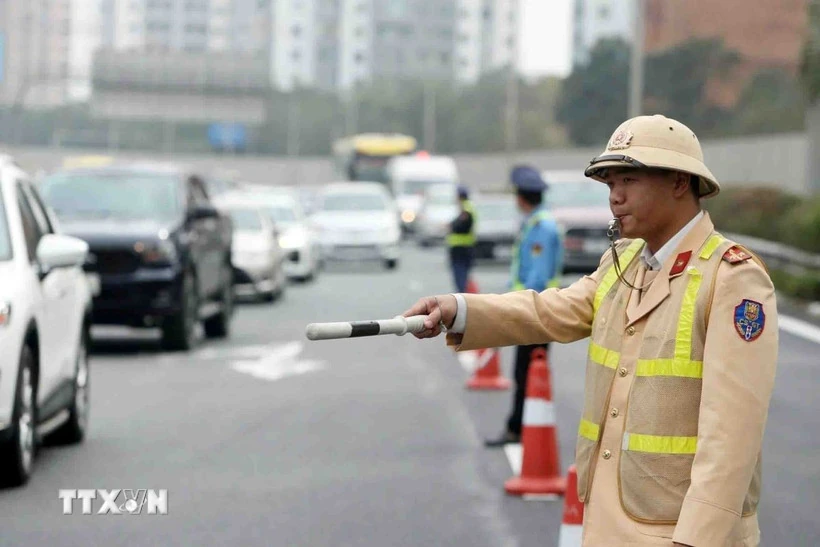 Phân luồng giao thông vòng ngoài phục vụ tổng duyệt diễu binh, diễu hành A80