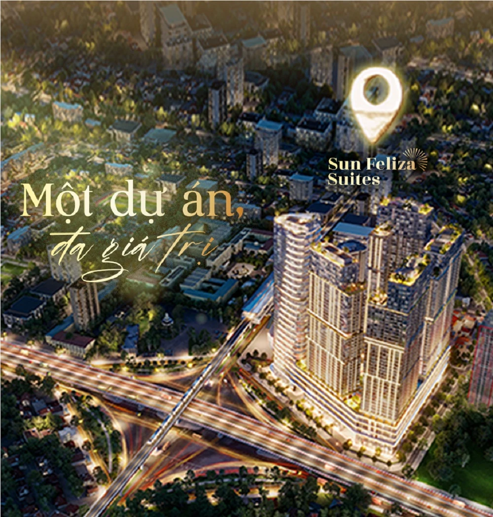 Sun Feliza Suites: Tổ hợp căn hộ cao cấp tại tâm điểm kết nối phía Tây Hà Nội