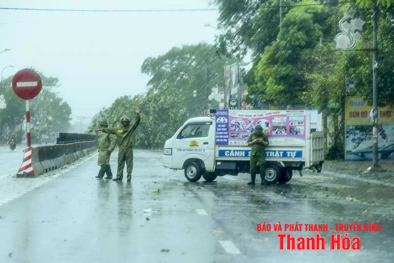 Sóng cao, cây gãy đổ hàng loạt do bão số 5