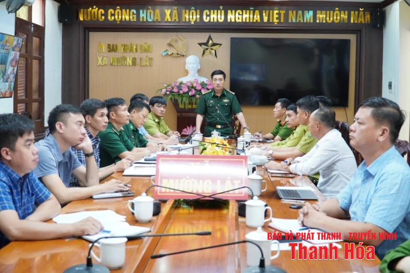 Chỉ huy trưởng Ban Chỉ huy BĐBP tỉnh kiểm tra điểm sạt lở, công trình thuỷ lợi tại các xã miền núi