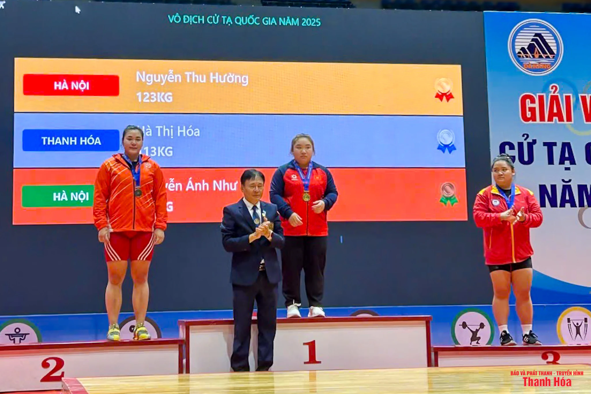 Cử tạ Thanh Hoá xếp hạng ba đồng đội nam và nữ tại giải Vô địch quốc gia 2025
