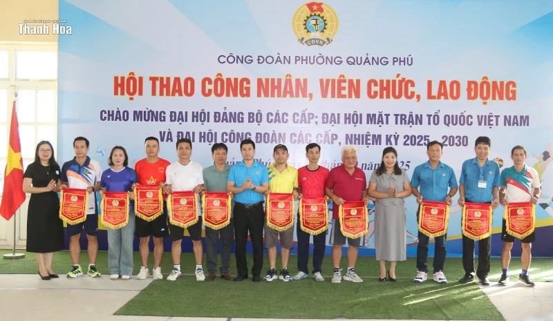 Hội thao công nhân, viên chức, lao động phường Quảng Phú