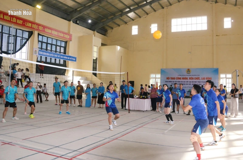 Hội thao công nhân, viên chức, lao động phường Quảng Phú