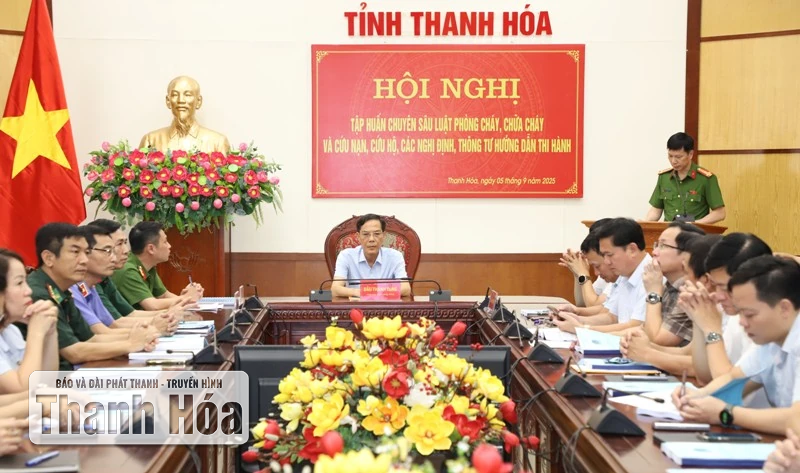 Tập huấn chuyên sâu Luật Phòng cháy, chữa cháy và Cứu nạn, cứu hộ