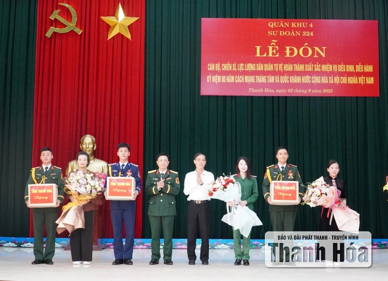 Thanh Hóa biểu dương lực lượng hoàn thành xuất sắc nhiệm vụ diễu binh, diễu hành A80