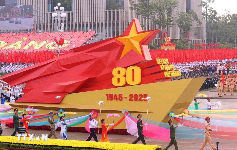 Toàn cảnh Lễ diễu binh, diễu hành 80 năm Cách mạng tháng Tám và Quốc khánh 2/9