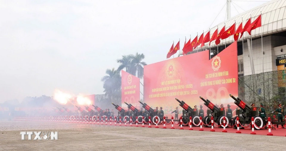 Toàn cảnh Lễ diễu binh, diễu hành 80 năm Cách mạng tháng Tám và Quốc khánh 2/9