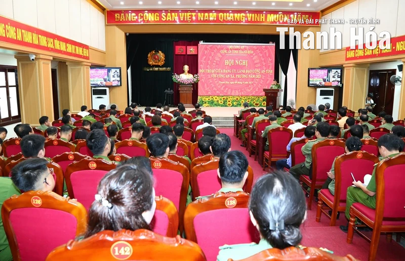 Đối thoại giữa Công an tỉnh với công an xã, phường năm 2025