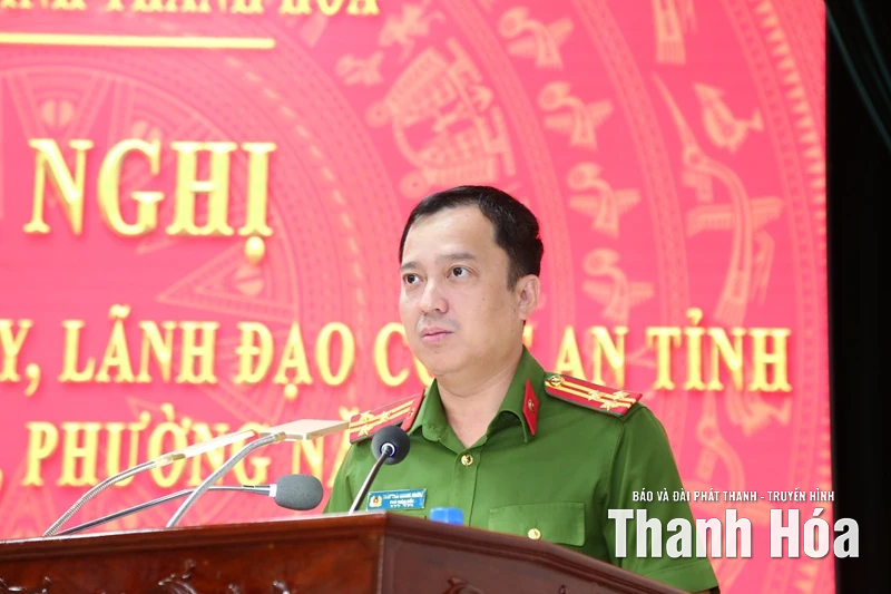 Đối thoại giữa Công an tỉnh với công an xã, phường năm 2025