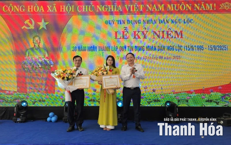 Quỹ tín dụng Nhân dân Ngư Lộc kỷ niệm 30 năm thành lập