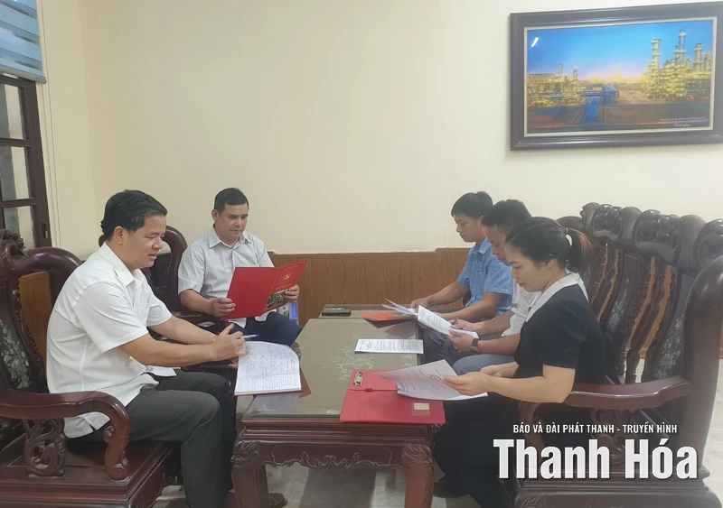 Triển khai nhiệm vụ kiểm tra, giám sát ở Đảng bộ xã Quan Sơn