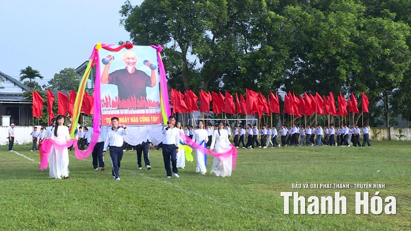 Khai mạc Đại hội thể dục thể thao xã Cẩm Tú năm 2025