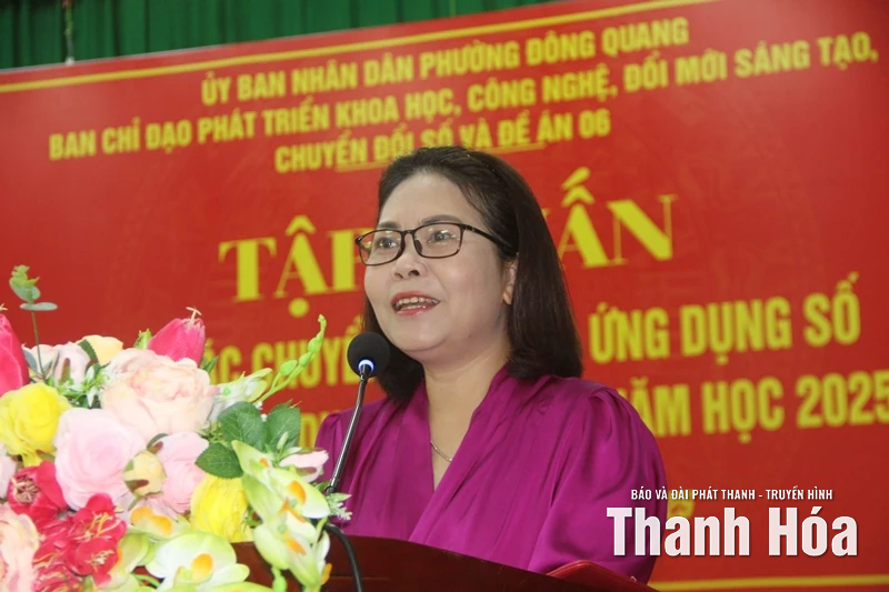 Tập huấn công tác chuyển đổi số và ứng dụng số trong ngành giáo dục và đào tạo năm học 2025-2026