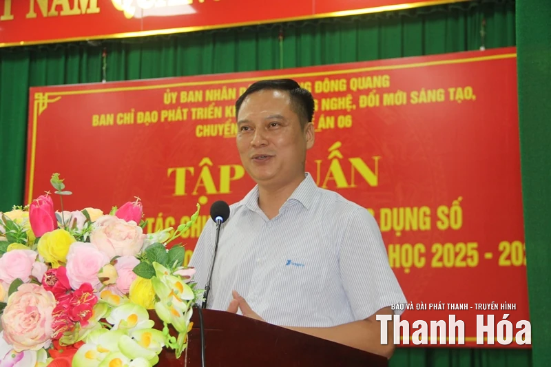 Tập huấn công tác chuyển đổi số và ứng dụng số trong ngành giáo dục và đào tạo năm học 2025-2026