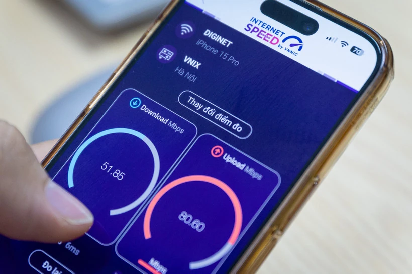 Tốc độ mạng băng rộng cố định tại Việt Nam tiếp tục lập đỉnh