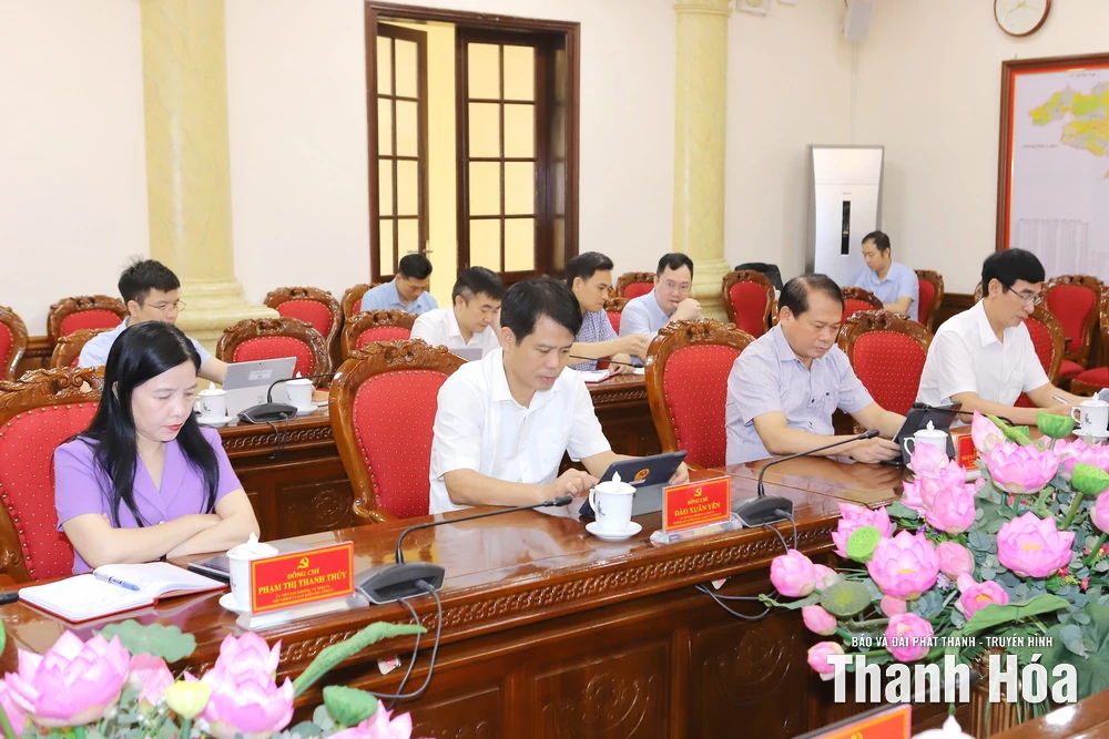 Ban Thường vụ Tỉnh ủy cho ý kiến vào phương án lập quy hoạch đô thị và nông thôn, tạo động lực phát triển mới